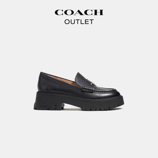 【自营】coach/蔻驰  女士RUTHIE乐福鞋 CM587 BLK 商品图1