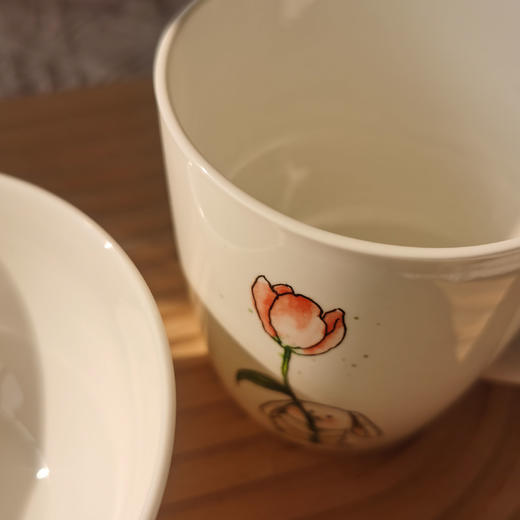 小林漫画 高档骨瓷 杯碗套装  伴手礼 家用套装 商品图5
