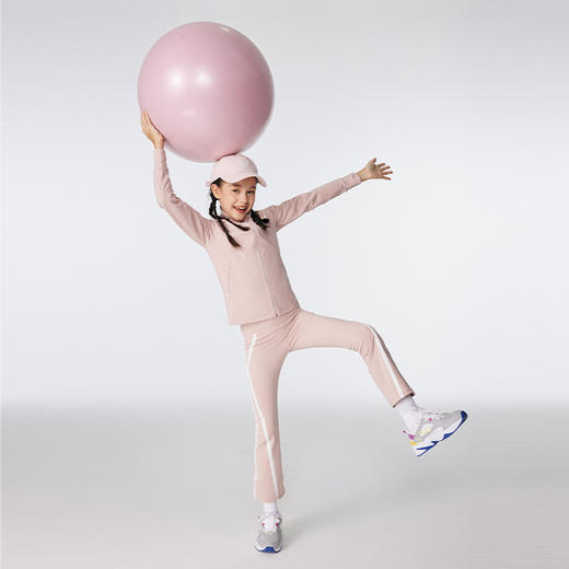 onmygame女童加绒瑜伽裤微喇叭裤运动裤 商品图3