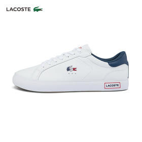 Lacoste法国鳄鱼男鞋法式时尚条纹低帮休闲运动鞋板鞋43SMA0034