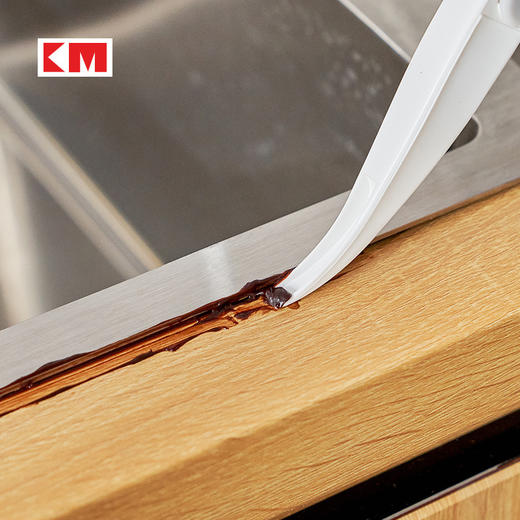 【日本进口】日本KM窗户缝隙清洁刷凹槽小刷子玻璃槽沟小刷子沙窗清洗工具 商品图2