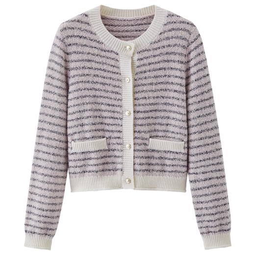 法式小香风 圈圈纱圆领开衫FO4463239 商品图12