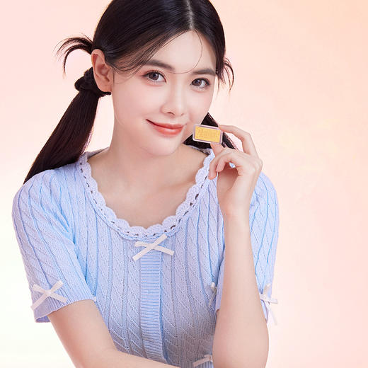 周六福投资金生日快乐金条足金计价5g黄金储值收藏送女友送女友礼物 商品图3