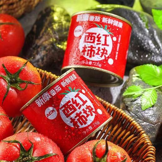 新康西红柿块 免洗免切 一罐搞定多款美食 新疆自然成熟天山雪水灌溉无添加西红柿块 0脂低热量 商品图7