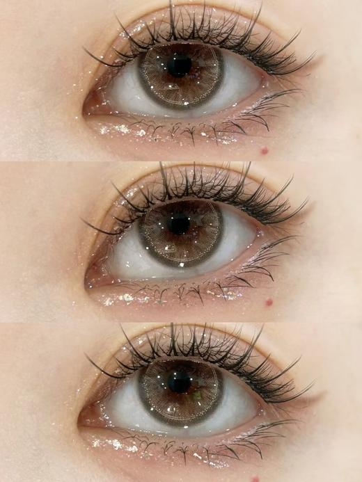 Aimilens月抛品牌-冰花金灰 商品图8