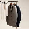 MD名盾男士中长款风衣外套秋冬商务休闲平驳领防风爸爸装夹克长款 商品缩略图2