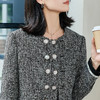 米思阳2026春季新款小香风复古双排扣短外套拼接保暖宽松上衣0063 商品缩略图4