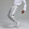 J-EMCK1951omg潮牌 宽松束脚休闲针织卫裤健身长裤侧排扣裤男士运动裤子春秋 商品缩略图7