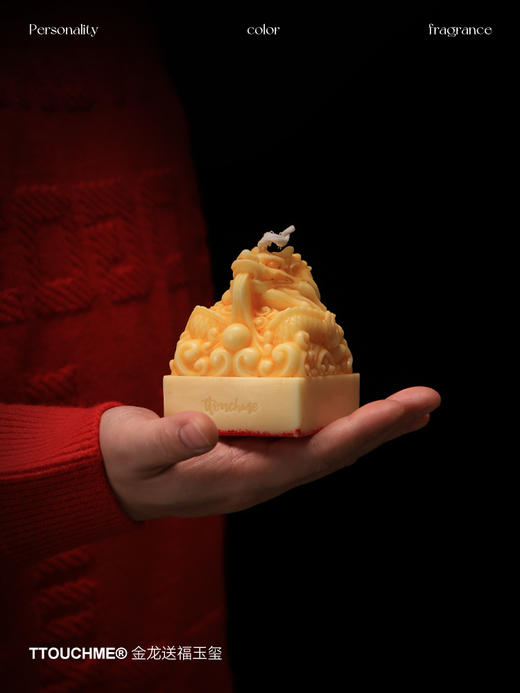 【定制礼物】TTOUCHME金龙送福玉玺香氛蜡烛礼盒 商品图6