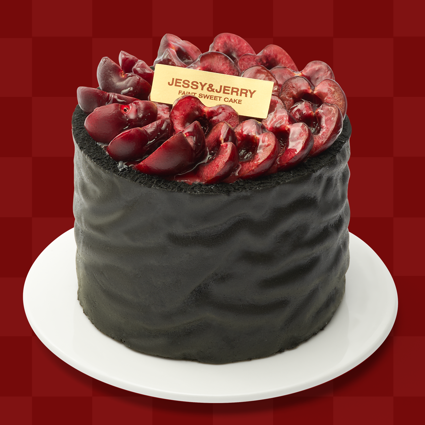 ⚜️酷黑心动车厘子戚风