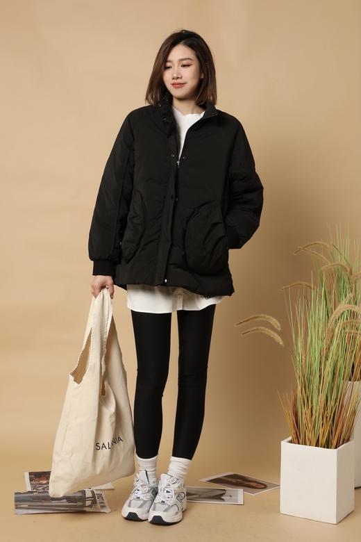 HAYES 黑色基础羽绒服 15265 商品图1