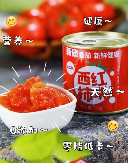 新康西红柿块 免洗免切 一罐搞定多款美食 新疆自然成熟天山雪水灌溉无添加西红柿块 0脂低热量 商品图0