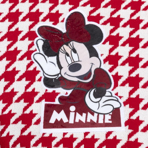 【商城同款】2024年春季新款女童针织套头上衣中大童纯棉千鸟格毛衣线衫231DS0896 商品图7