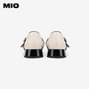 MIO米奥春季小香风浅口单鞋编织压纹钻饰复古玛丽珍鞋女鞋M241440703 商品缩略图4