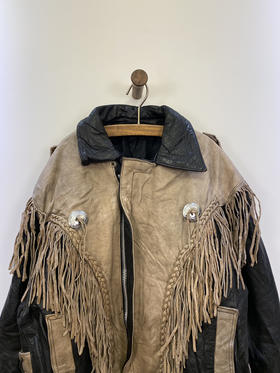 Vintage 皮衣 _LJK(L)