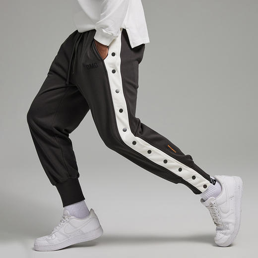 J-EMCK1951omg潮牌 宽松束脚休闲针织卫裤健身长裤侧排扣裤男士运动裤子春秋 商品图1