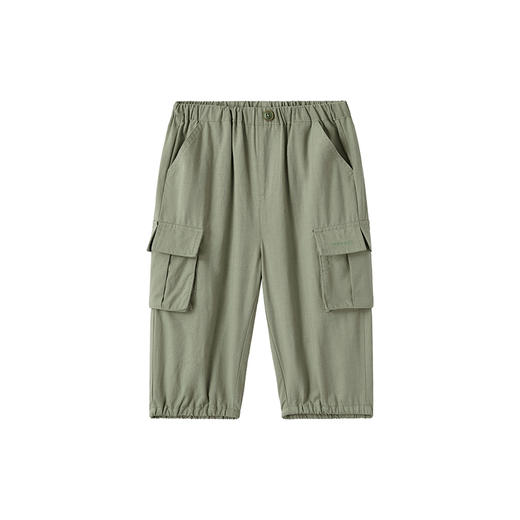 【商场同款】英氏童装儿童棉麻休闲裤春夏透气长裤男宝外出裤子 商品图4