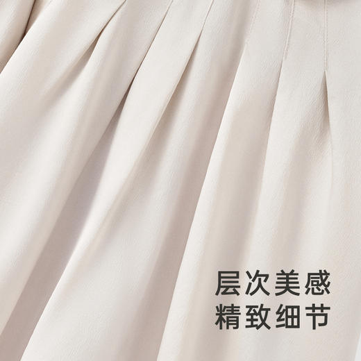 【高定系列】 英氏高定羊毛连衣裙春夏女童蚕丝长袖裙子 商品图3