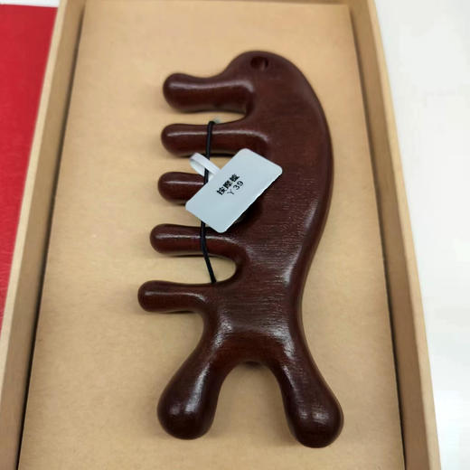 海豚经络按摩梳°黑檀 商品图0