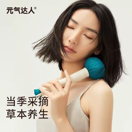 元气达人草本养生锤手持捶背全身敲打按摩拍打颈肩颈后背手工锤子艾草锤（下单前私聊养生师享额外优惠） 商品图0