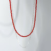 ELOANE GALLERY 落岸Orient系列红玛瑙串珠双层意大利工艺S925纯银项链【7天内发货】 商品缩略图3