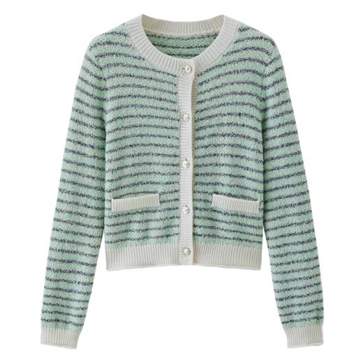 法式小香风 圈圈纱圆领开衫FO4463239 商品图13