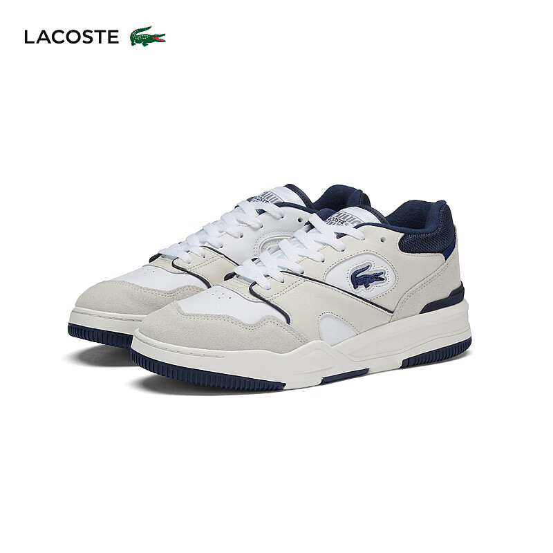 Lacoste法国鳄鱼男鞋新款百搭板鞋休闲运动鞋47SMA0062