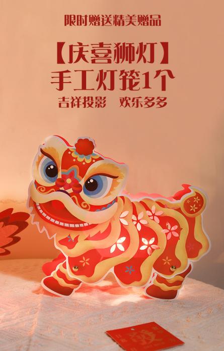 【春节灯笼】福龙贺岁 提花灯 闹新春-下单到手三款新春灯笼 商品图4