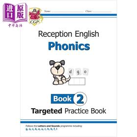 【中商原版】英国CGP English Targeted Practice Book: Phonics - Reception Book 2