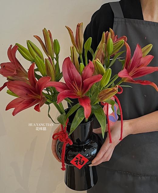 红宝石百合  · 瓶花 商品图1