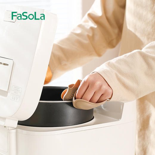FaSoLa硅胶隔热手套厨房家用耐高温烘培神器烤箱微波炉防烫手夹 商品图8
