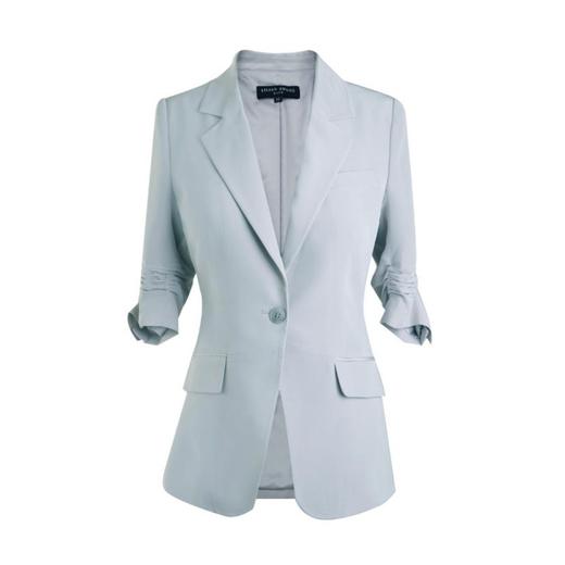 时尚气质修身--经典职场-休闲抽褶西装设计西服 1505007 商品图3