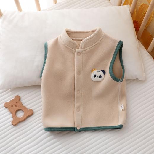 【宝宝双面奥利绒马甲】儿童秋冬季马甲外穿保暖婴儿Aa类内搭加绒背心童装 商品图8