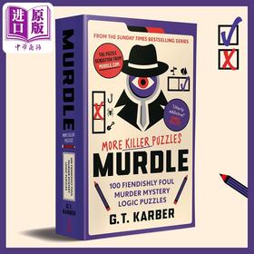 【中商原版】谋杀 100个谋杀神秘逻辑谜题 Murdle More Killer Puzzles 英文原版 G T Karber 侦探推理解密 解谜游戏