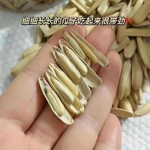 石家庄优选仓库速达，新疆阿克苏的马牙瓜子，细长细长的，皮薄，果仁饱满，越嚼越香  238g/袋 商品图3