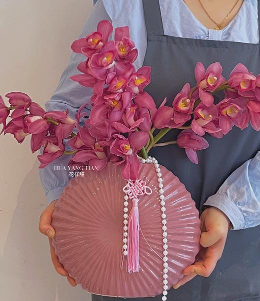 花不完  大花蕙兰 · 瓶插花  含花瓶 商品图1