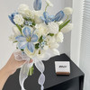 【爱在心头】白玫瑰➕白桔梗➕郁金香，精品时尚新娘手捧花 商品缩略图2