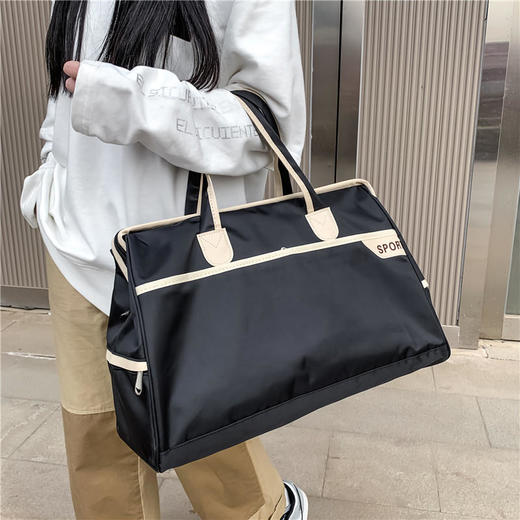 ALBB-短途旅行包女单肩手提大容量时尚韩版旅行袋男外出旅游出差行李包 商品图0