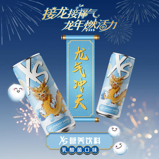 安利XS营养饮料乳酸菌口味 (龙年限量版)[XS龙罐] 商品图0