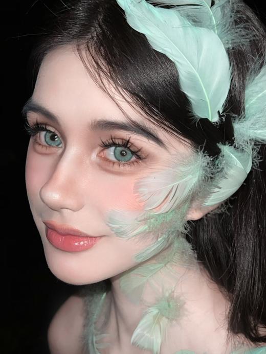 paprikacon日抛 冰岛废墟 蓝/ 曼波胶囊 绿/ 中古废土 棕 14.2mm abu实拍 日抛无售后！有同款月抛 商品图6