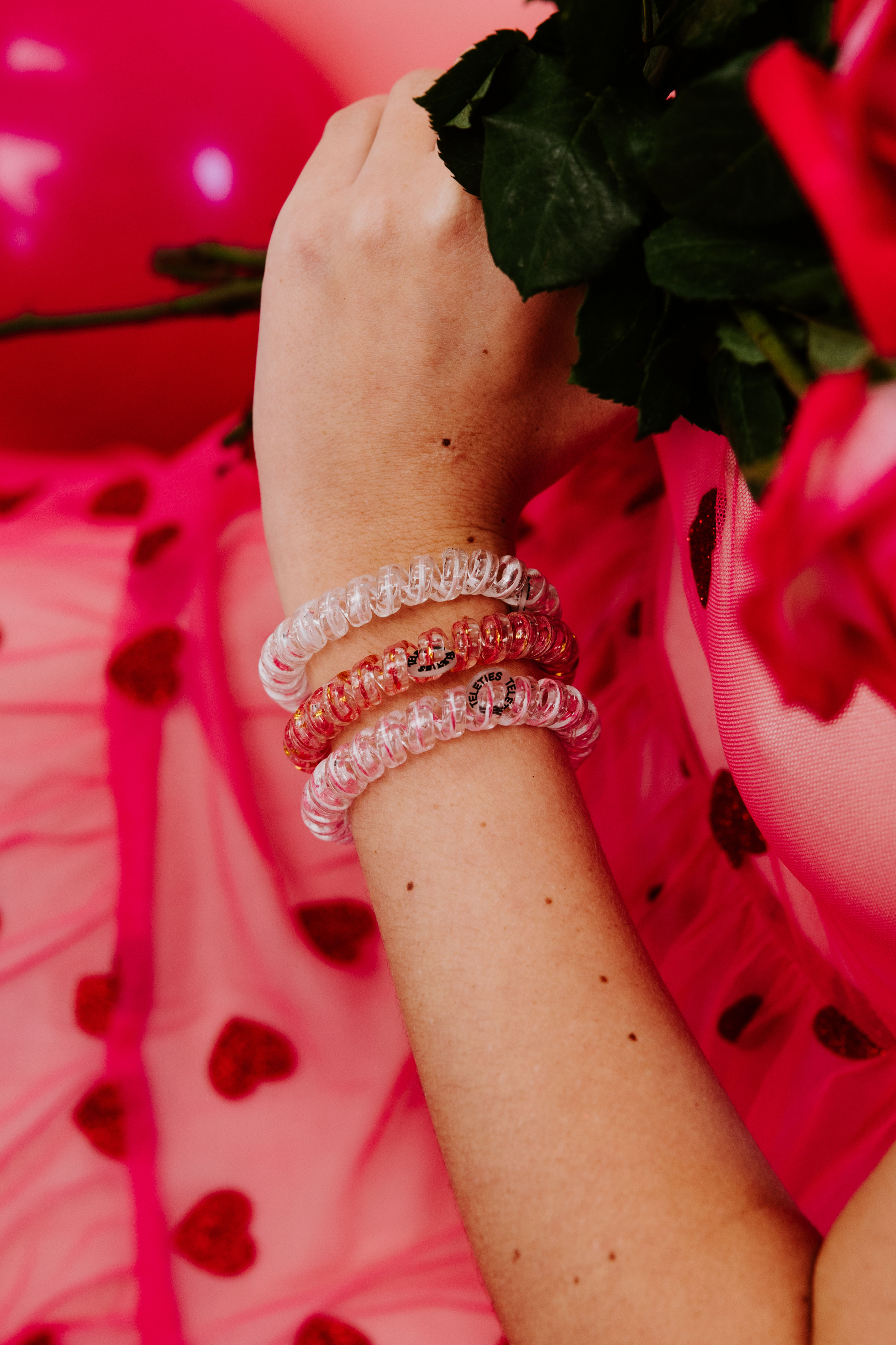 电话线发圈💫Teleties系列大合集来啦❗️❗美国时尚两用手环发圈 佩戴不伤发