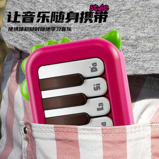 【赠琴谱+琴谱架】宝宝可弹奏小钢琴电子琴玩具 让音乐随身携带 儿童专注力训练乐器 轻松上手 商品图1