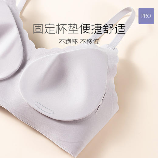 【Pro繁星】秋冬新款小胸聚拢法式蕾丝文胸美背无痕内衣女薄款 心选到家 商品图2