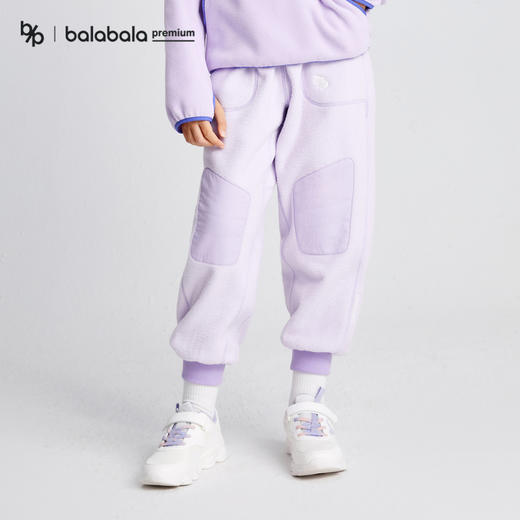 【bp】巴拉巴拉高端23冬山野徒步B-ProThermal+户外摇粒绒卫裤 商品图1