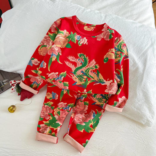 【新年红39.9/套起】3A抗菌秋衣裤A类抑菌长绒棉套装聚 商品图3