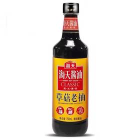 海天草菇老抽 500ml/瓶