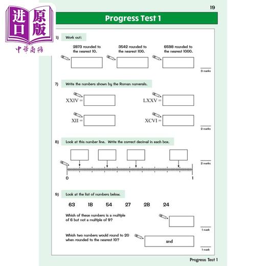 【中商原版】英国CGP KS2 Maths Targeted Question Book - Year 4 商品图4