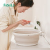FaSoLa便携式可折叠盆浴室用盆旅行户外婴儿盆家用冲凉房塑料盆子 商品缩略图5