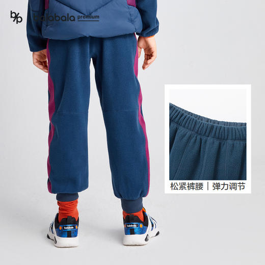 【bp】巴拉巴拉高端23冬山野徒步B-ProThermal+户外摇粒绒卫裤 商品图3