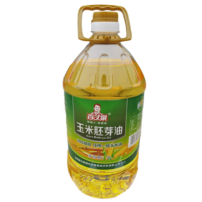 【仅供集采】百丈泉非转基因玉米油5L*4桶/件（仅限赣州地区集采）